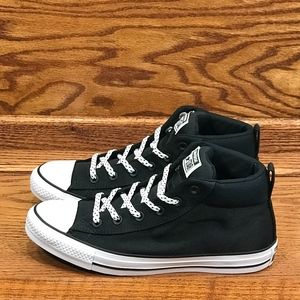 converse ctas street mid black